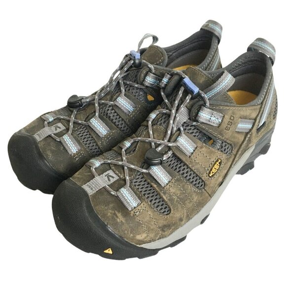 KEEN Utility Women's Atlanta Cool Low Steel Toe ESD Work Shoe - Size 8 - Picture 1 of 7